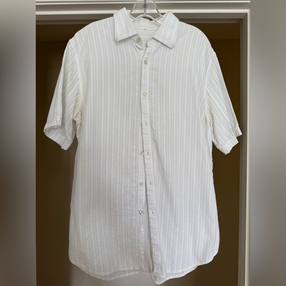 Classic White Men's Shirt